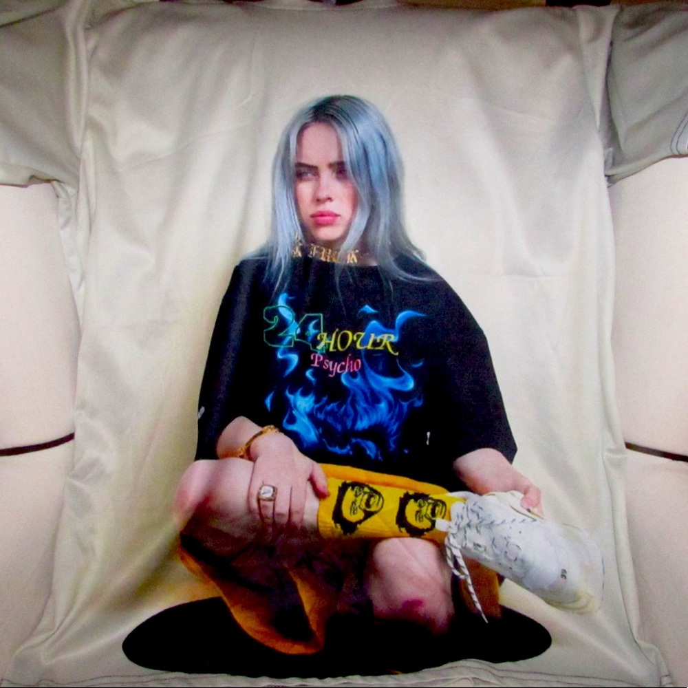 Billie Eilish XXL Silk Short Sleeve T-shirt